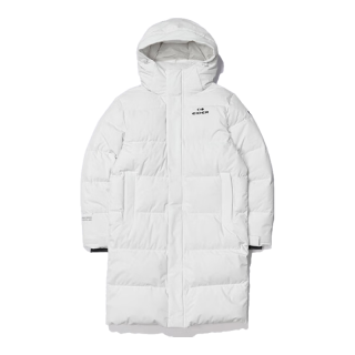 EIDER 2024 户外时尚男女同款防风长款保暖鹅绒服 冰灰色 M