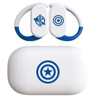 Disney 迪士尼 漫威OWS开放式无线蓝牙耳机气传导挂耳式不入耳舒适户外运动跑步长续航通话降噪 MV08美队白