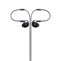 audio-technica 铁三角 ATH-IM04 入耳式耳挂式有线耳机 黑色