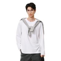 网易严选 25新品新疆棉长袖T恤10A抗菌万能打底衫不易变形男女同款