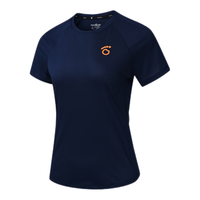 马孔多(macondo)短袖T恤7代 男女款吸湿透气 马拉松训练跑步运动短袖速干衣 女款(夜海蓝) S