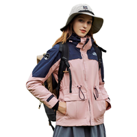 PELLIOT 伯希和 女子三合一冲锋衣 111040106 樱花粉 S