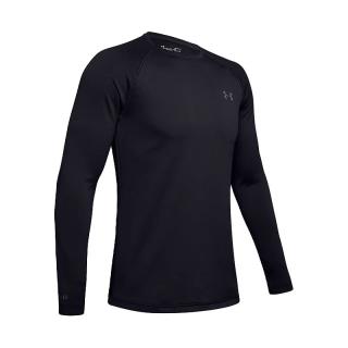 安德玛 UNDER ARMOUR ColdGear Base 3.0 男子运动T恤 1343243-001 黑色 L
