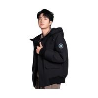 【王一博明星同款】紫钻系列鸭鸭羽绒服男2024冬季短款外套