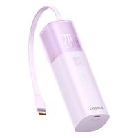 BASEUS 倍思 能量堆Air 三合一自带线移动电源 5000mAh Type-C 20W