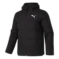 PUMA 彪马 羽绒服男装 23冬季连帽保暖休闲运动服拼接外套防风上衣夹克 676032-01/主推款