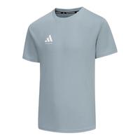阿迪达斯 (adidas)短袖男夏季运动休闲透气半袖健身跑步男款T恤 白/金 L
