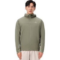 伯希和（Pelliot）【中国神衣】Primaloft金标P棉棉服男女保暖外套11410305绿色L 绿卡其男