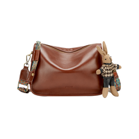 【头层牛皮】三八节真皮斜挎包单肩包软方包腋下包枕头包女