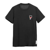 迪卡侬篮球服速干t恤男篮球运动短袖透气宽松圆领健身上衣夏IVJ2 黑色_mini篮筐 S