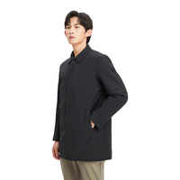 /可隆 KOLON SPORT加热棉服 男子户外防水运动防风控温保暖外套夹克 LHPJ4ST537-BK 黑色 175/L