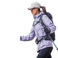 迪卡侬冲锋衣男三合一男女秋冬户外登山夹克羽绒内胆可拆卸羽绒服男 女款 浆果紫 M