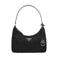 PRADA 经典银扣三角标 女士单肩包