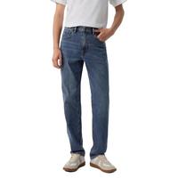 Gap男装2025春季微弹中腰柔软直筒牛仔裤百搭休闲长裤720830 中度水洗 30 (170/80A)亚洲尺码