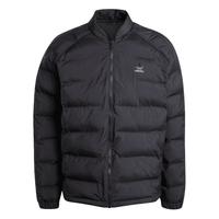 adidas修身运动保暖立领棉服男装冬季阿迪达斯三叶草 黑色 M