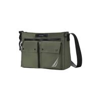 NAUTICA诺帝卡Cityboy风格大容量休闲通勤休闲多口袋男女通用斜挎包 绿色