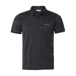 Columbia 户外男子纯色速干短袖POLO衫AE1639-010 M 黑色