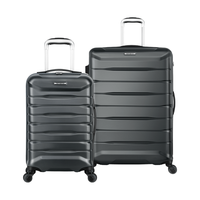 【山姆同款】家庭出游套箱可扩展条纹黑色拉杆箱21/27寸旅行箱TD3