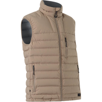 迪卡侬马甲男轻薄保暖冬季运动服女男款-淡咖色S-4689682