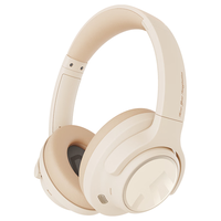  SOUNDPEATS/泥炭 主动降噪 头戴式蓝牙耳机  蓝牙;Type-C;3.5mm 米色 Type-C