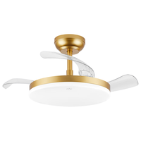 雷士 NVC Lighting照明 雷士 NVC Lighting风扇灯白色大尺寸大风量吊扇灯隐形卧室客厅遥控三色LED高亮灯具 天际白48瓦丨Ra97显色丨澎湃风力