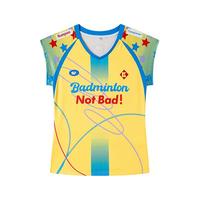哭喊中心 羽毛球联名系列 小飞袖轻薄透气休闲赛服