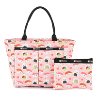 乐播诗TRENDY潮流系列多巴胺印花通勤手提托特包