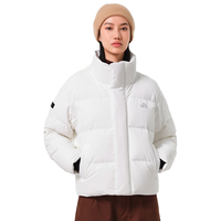 伯希和（Pelliot）【极光2.0】羽绒服男女秋冬外套800蓬鹅绒服防风加厚棉衣派克衣服 极地白【女款】 M