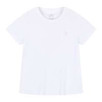 361° t恤短袖女夏季速干跑步运动上衣宽松休闲服 662424126H-1 本白 L