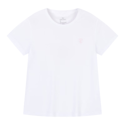 361° t恤短袖女夏季速干跑步运动上衣宽松休闲服 662424126H-1 本白 L