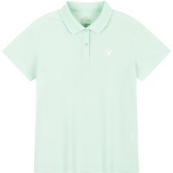 361° 女翻领休闲运动速干polo衫 662424130H-5 微波绿