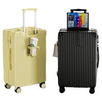 行李箱女24寸静音多功能拉杆箱男20寸登机小型轻便旅行密码箱