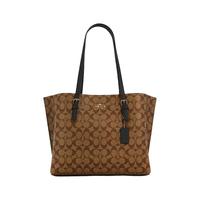 COACH 蔻驰 女士PVC手提托特包 1665 IMCBI 浅棕色 大号