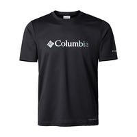 Columbia哥伦比亚2024春夏短袖T恤男户外运动速干降温圆领上衣AE0543 011 XXL(190/104A)