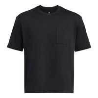 安德玛（UNDERARMOUR）Meridian男子柔感弹力口袋运动短袖T恤1382805 黑色001 L