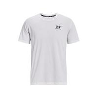 安德玛（UNDERARMOUR）张伟丽同款男子训练运动短袖T恤1373997 白色100 XL