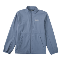 Jack Wolfskin狼爪软壳夹克男春季轻量户外登山运动防风防泼水软壳夹克外套男 071-C0459/烟灰蓝 2XL/185/108A