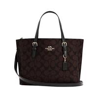 COACH 蔻驰 Mollie系列女包奥莱经典老花托特包单肩斜挎手提包中号新年