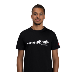 MAMMUT QD 男士运动透气弹力T恤舒适柔软休闲经典印花短袖