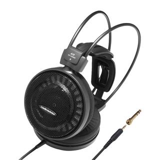 audio-technica 铁三角 AD500X 耳罩式头戴式动圈有线耳机 黑色 3.5mm