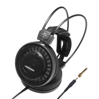 audio-technica 铁三角 AD500X 耳罩式头戴式动圈有线耳机 黑色 3.5mm