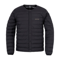 mont·bell 羽绒服轻便 800蓬鹅绒 冲锋衣内胆保暖舒适外套 1101666 BK黑色