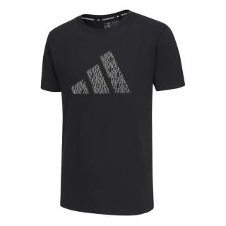 adidas 纯棉透气 白色 S 运动T恤