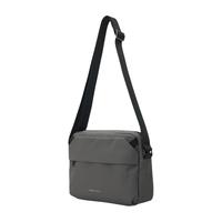 NAUTICA诺帝卡轻商务皮膜横版斜挎包男包单肩包经典通勤时尚 灰色