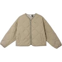 PUMA彪马秋冬女轻盈保暖复古葫芦格无领短款羽绒服外套629272