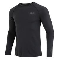 安德玛（UNDERARMOUR）官网舰店男装 24春华夫格纹透气舒适休闲圆领运动卫衣T恤男 1373179-002/拍小两码 XL