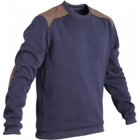 迪卡侬（DECATHLON）卫衣男春秋圆领卫衣男士秋季加绒套头衫OVH 深蓝色 2XL