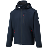 HELLY HANSEN, HH海丽汉森hh24秋新经典款CREW男款休闲户外运动梭织抓绒外套软壳 藏青色 XL