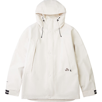 伯希和【山系】羽绒冲锋衣男女三合一鹅绒内胆防水外套12240128白M 男女同款米白色