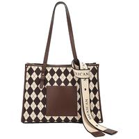 稻草人包包女士手提包品牌女款大包小众牛皮通勤包单肩包水桶包包